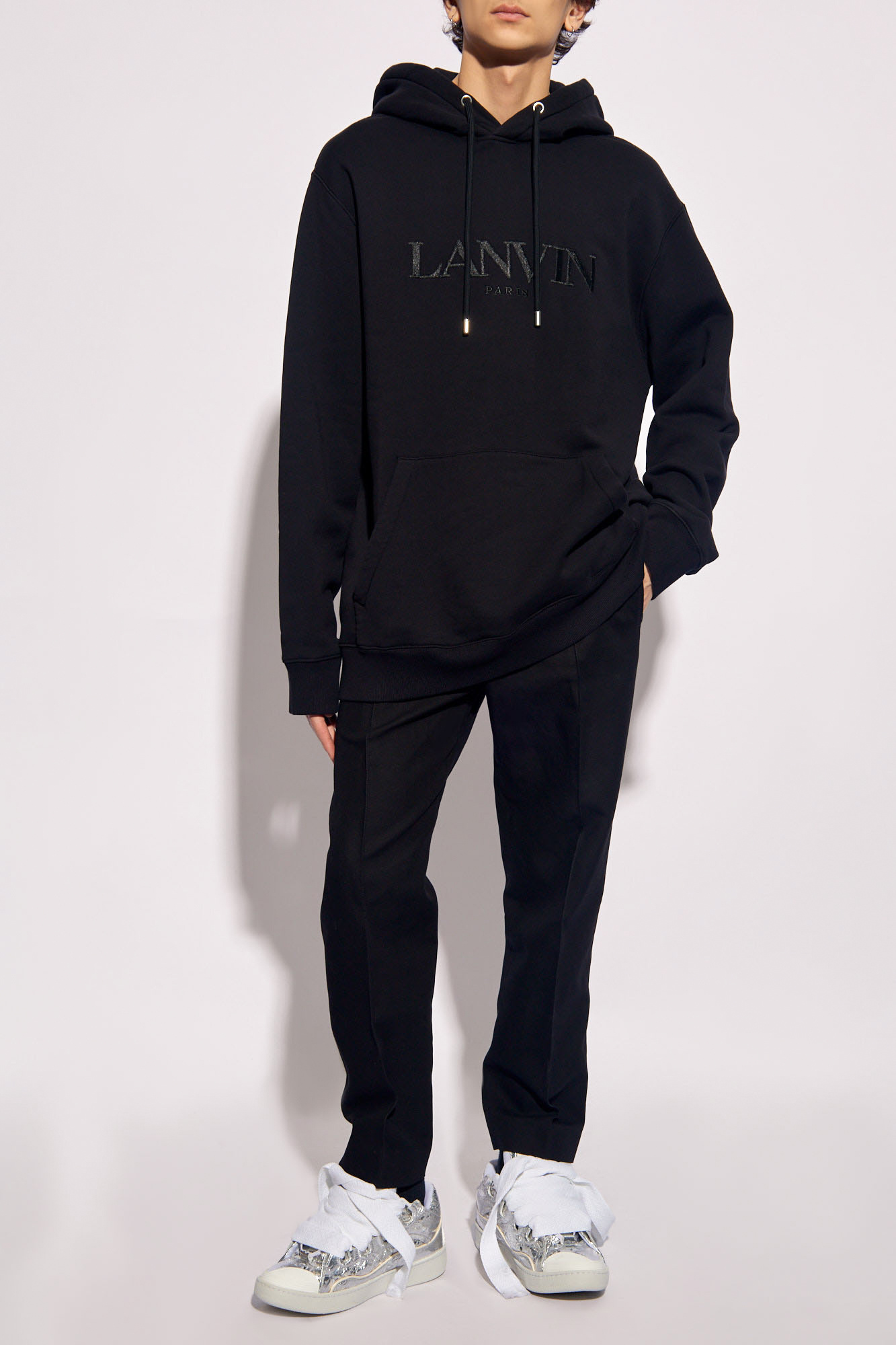 Lanvin Hoodie with logo | Men's Clothing | Vitkac